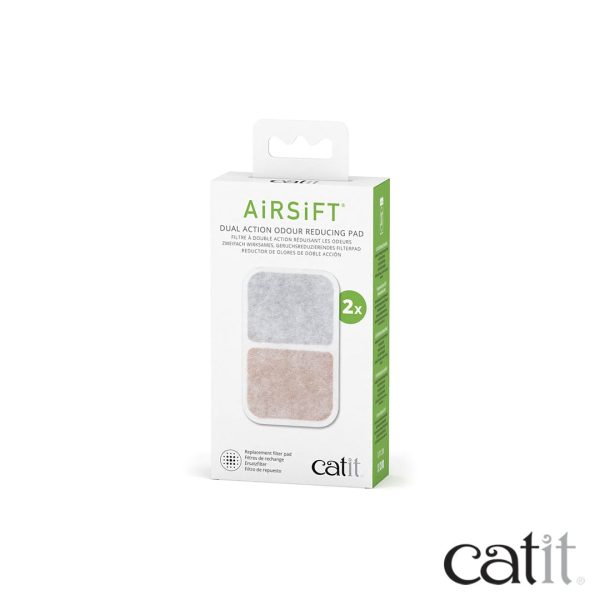 Catit Airsift Dual Action Pad 2 pack Online Sale