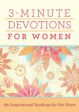 3-Minute Devotions for Women: 180 Inspirational Readings for Her Heart Cheap