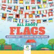 All About Flags Geography Boost Coloring Book for Girls and Boys For Sale