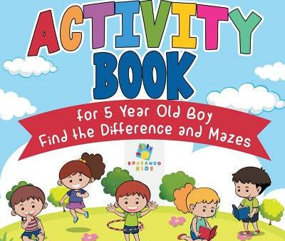 Activity Book for 5 Year Old Boy Find the Difference and Mazes Fashion