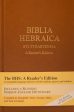 Biblia Hebraica Stuttgartensia (Bhs) (Hardcover): A Reader s Edition Discount