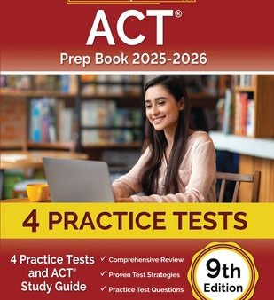 ACT Prep Book 2025-2026: 4 Practice Tests and ACT Study Guide [9th Edition] Online Sale