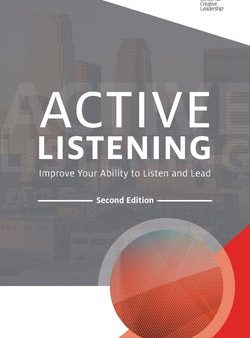 Active Listening: Improve Your Ability to Listen and Lead, Second Edition For Cheap