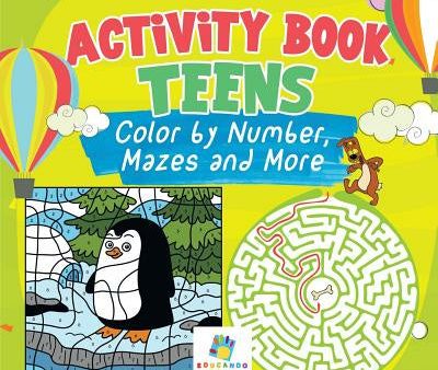 Activity Book Teens Color by Number, Mazes and More Discount