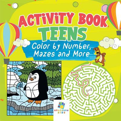 Activity Book Teens Color by Number, Mazes and More Discount