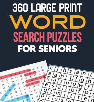 360 Large Print Word Search Puzzles for Seniors: Word Search Brain Workouts, Word Searches to Challenge Your Brain, Brian Game Book for Seniors in Thi Discount