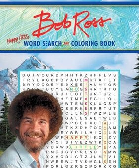 Bob Ross Word Search and Coloring Book Online now