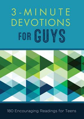 3-Minute Devotions for Guys: 180 Encouraging Readings for Teens For Discount