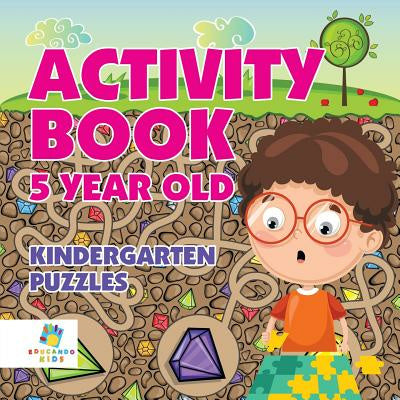 Activity Book 5 Year Old Kindergarten Puzzles Hot on Sale