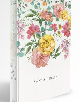 Biblia Reina Valera 1960 Tamaño Manual, Tapa Dura, Flores Rosadas   Spanish Bibl E Rvr 1960 Handy Size, Lp, Hc, Pink Flowers For Sale