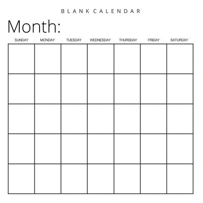 Blank Calendar: White Background, Undated Planner for Organizing, Tasks, Goals, Scheduling, DIY Calendar Book Discount