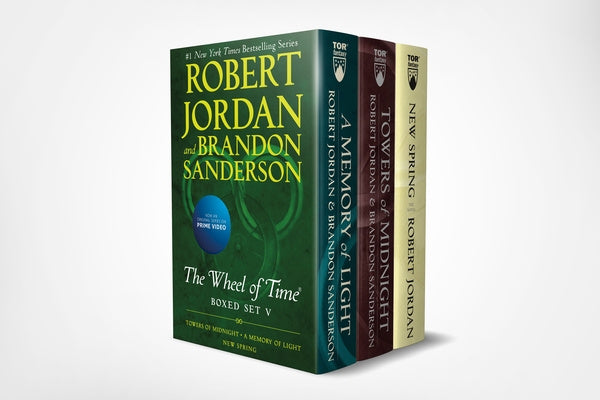 Wheel of Time Premium Boxed Set V: Book 13: Towers of Midnight, Book 14: A Memory of Light, Prequel: New Spring Sale